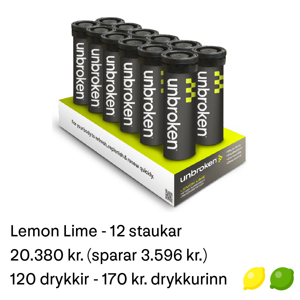 Lemon Lime x 12 staukar